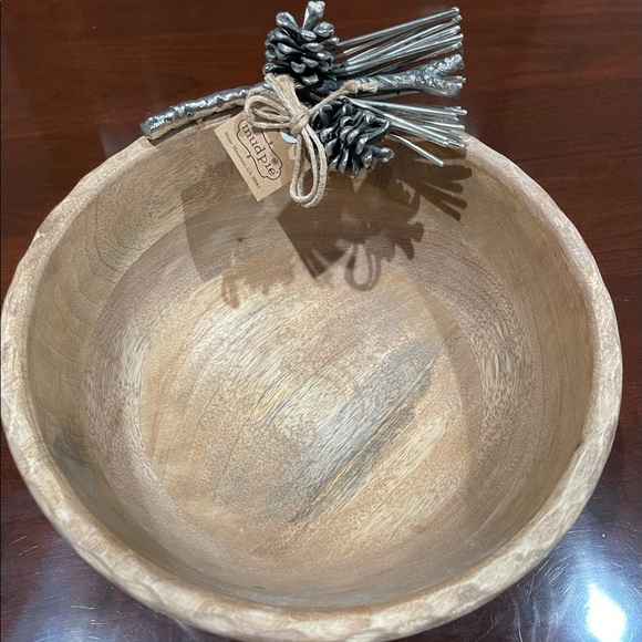 Mud Pie Dining Mud Pie New Wooden Bowl Poshmark